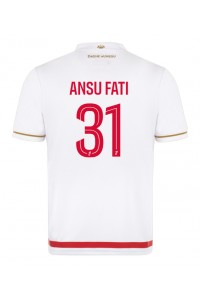 Fotbalové Dres AS Monaco Ansu Fati #31 Domácí Oblečení 2025-26 Krátký Rukáv